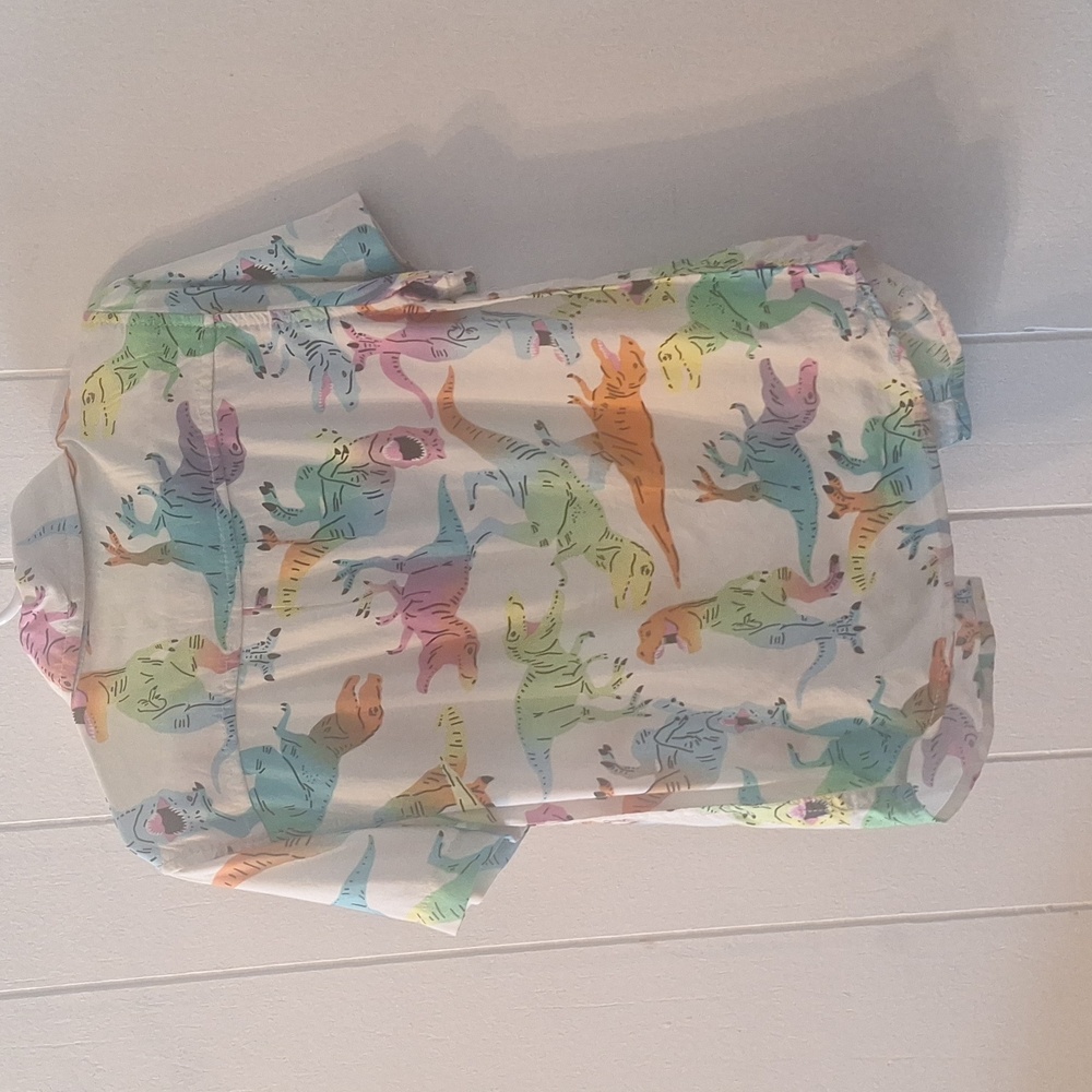 Colorful Dinosaur Print Kids Shirt - Picture 4 of 4